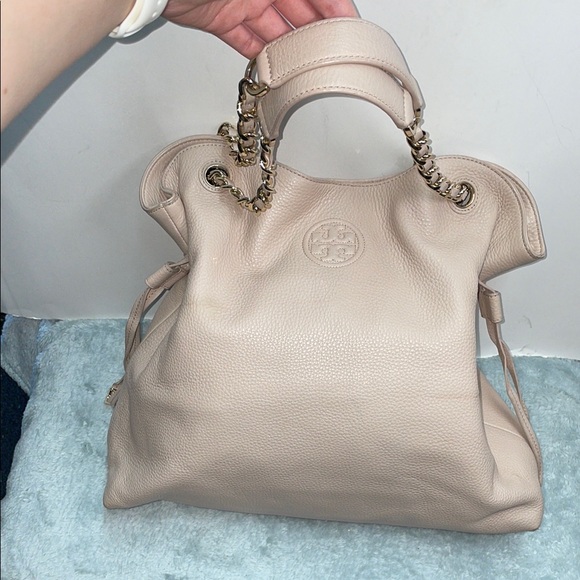 Tory Burch 'Thea' Chain Slouchy Shoulder Bag